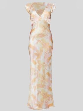 Bec & Bridge Indi V Maxi Dress in the "Floral Haze" print